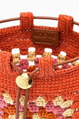 Buy LOEWE Orange x Paula's Ibiza Pocket-patch Crochet Pouch in