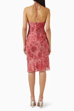 realisation par pink halter dress Realisation Par Dresses | Realisation Pink Halter Dress | Color: Pink/Red