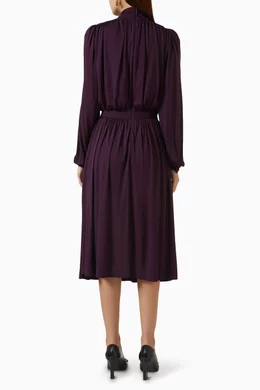 embellished jersey dress Fiona Embellished Sleeve Jersey Dress