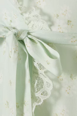 Buy Amiki Children Green Sofia Dressing Gown in Viscose For Girls Online |  Ounass Oman