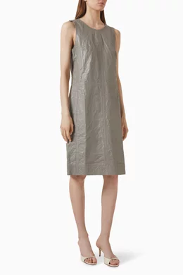 cos leather dress Cos Leather Mini Pinafore Dress In Black - 60% Off