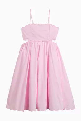 bardot zaria midi dress Buy Bardot Junior Pink Zaria Midi Dress in Cotton-poplin For Girls Online
