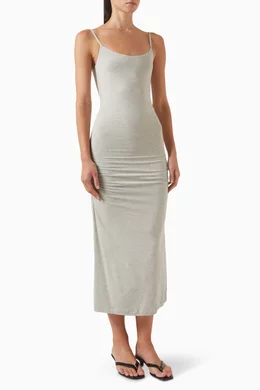 toteme draped satin midi dress Toteme, Draped satin maxi dress, Women, Brown, US 0, Dresses, Viscose