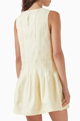 cos sleeveless pleated mini dress COS Sleeveless Pleated Mini Dress, Black, 8