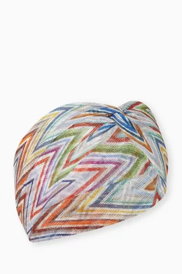 Buy Missoni Multicolour Zigzag Knit Headband For Women 