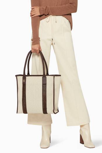 hover state of Elektra Small Leather & Mesh Bag 