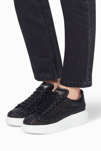 hover state of Oversized Glitter Sneakers   