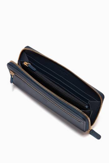 hover state of Heron Zipped Travel Wallet in Leather      