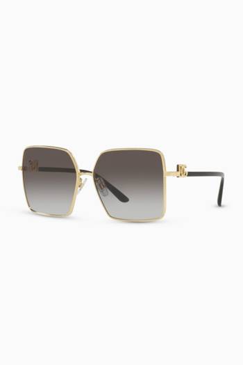 hover state of Square Frame Sunglasses    
