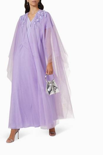 hover state of Tulle Cape Kaftan