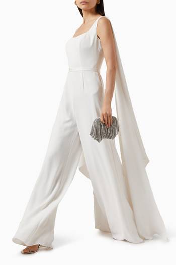 hover state of Shiloh Jumpsuit in Crepe