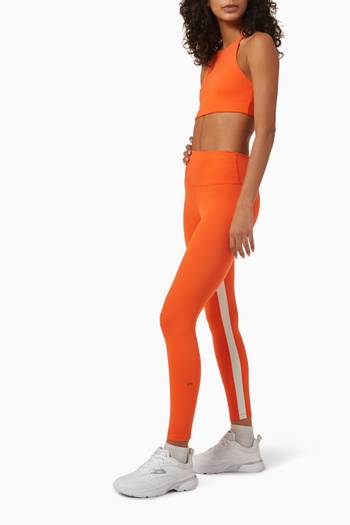 hover state of Aerial High-waist Rigor 7/8 Leggings in Technical Fabric