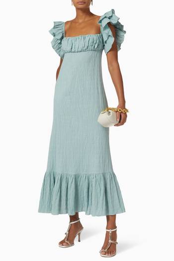 hover state of Londra Dress in Cotton