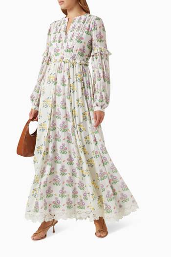 hover state of Floral-print Maxi Dress