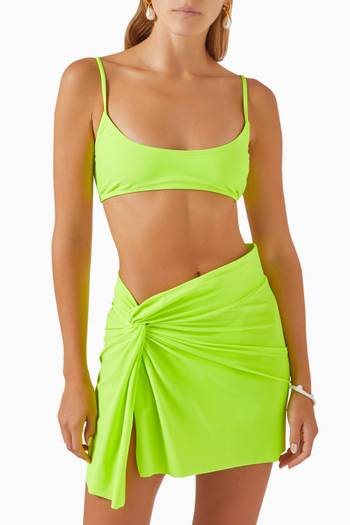 hover state of Twisted Mini Swim Sarong
