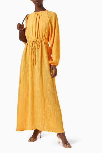 hover state of Rosalie Maxi Dress in Linen-rayon