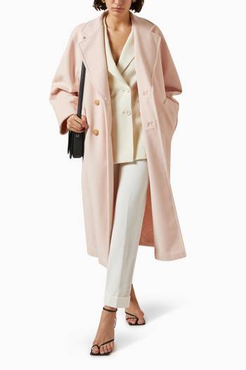hover state of Madame Belted Coat in Wool