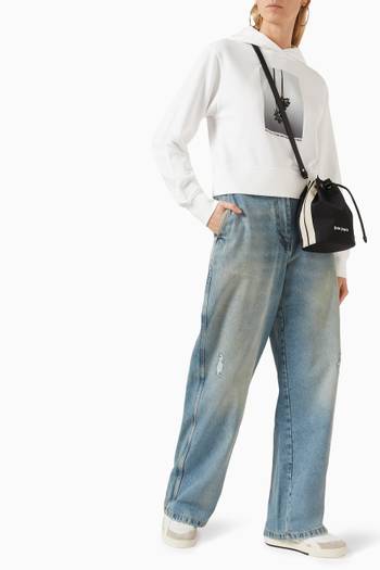 hover state of Paris Wide-leg Jeans in Denim