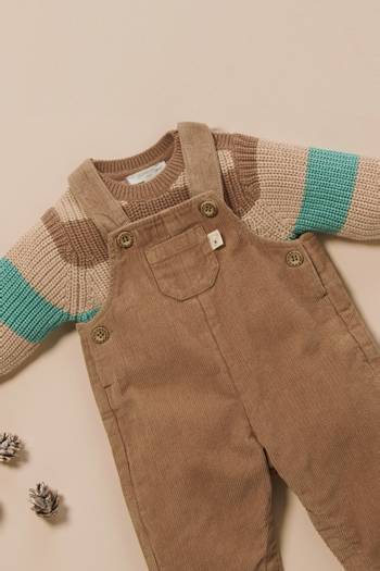 hover state of Corduroy Overall in Organic Cotton