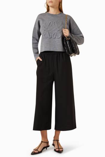hover state of Cropped Pants in Wool