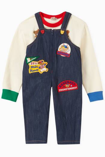 hover state of Bear Overalls in Cotton