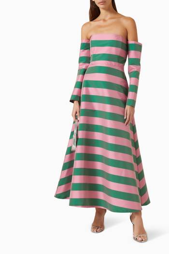 hover state of Edie Maxi Dress in Taffeta
