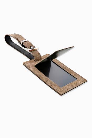 hover state of Luggage Tag in Suede