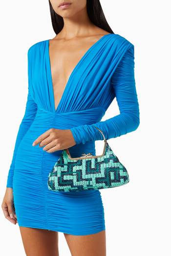 hover state of Zayan Handbag in Couture Fabric