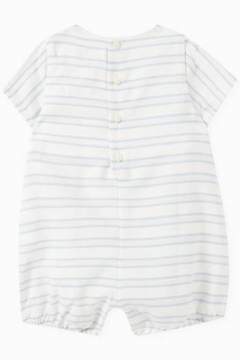 hover state of Striped Romper in Cotton