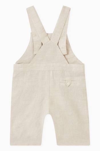 hover state of Short Dungarees in Linen