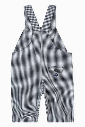hover state of Stripe Dungarees in Cotton