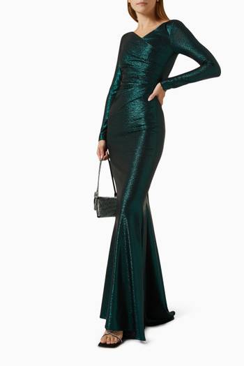 hover state of Mermaid-style Maxi Dress