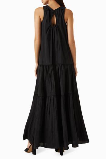hover state of Conara Pleated Maxi Dress