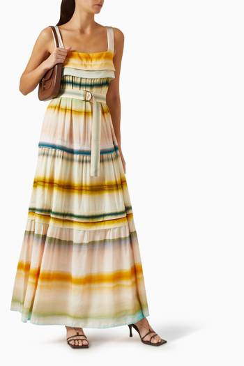 hover state of Lomond Maxi Dress in Linen & Viscose