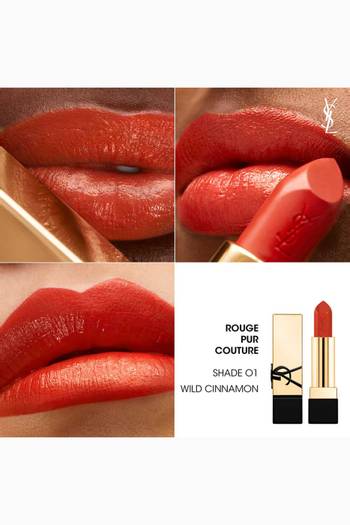 hover state of 01 Wild Cinnamon Rouge Pur Couture Reno Lipstick, 3g