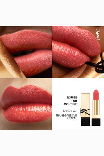 hover state of 07 Transgressive Coral Rouge Pur Couture Reno Lipstick, 3g