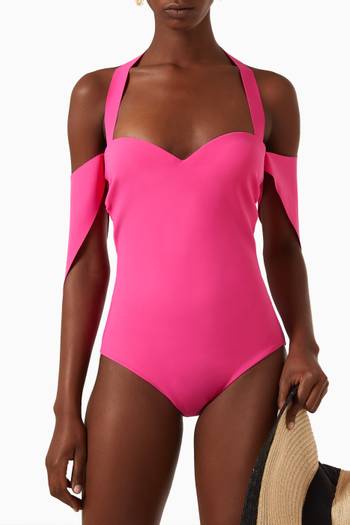hover state of Wafiya One-piece Swimsuit