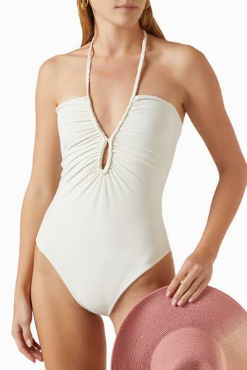 hover state of Saint-Tropez One-Piece Swimsuit in Lycra