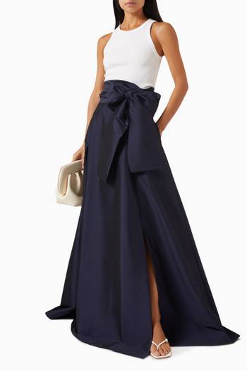hover state of Beatrice Maxi Skirt in Taffeta