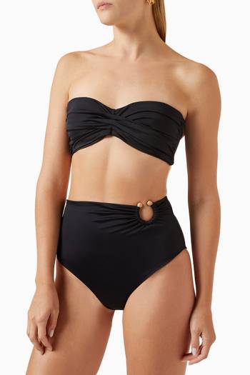 hover state of Taita High-waisted Bikini Briefs in Lycra