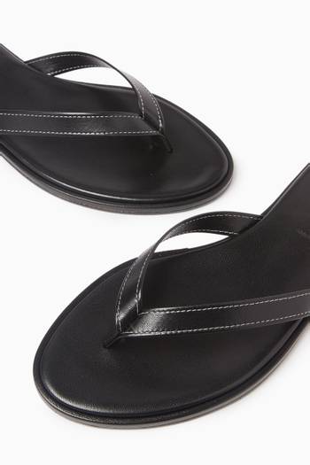 hover state of Melody Toe-post Sandals in Leather
