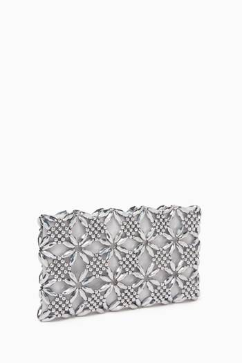 hover state of Rhea Clutch in Glass Beads