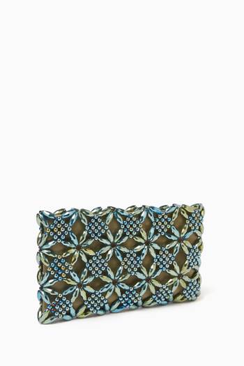 hover state of Rhea Clutch in Glass Beads