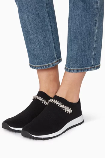 Black Verona Knit Sneakers