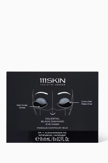 Celestial Black Diamond Eye Masks, Pack of 8    