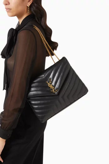 Loulou Medium Bag in Quilted Leather