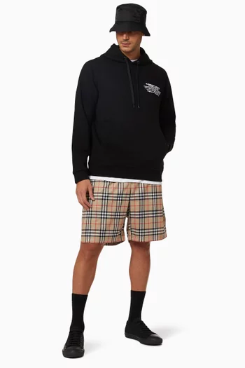 Vintage Check Shorts in Technical Twill