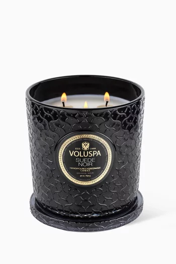 Suede Noir Luxe Candle, 850g   