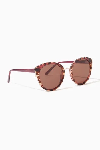 The Dynasty Sunglasses in Acetate     