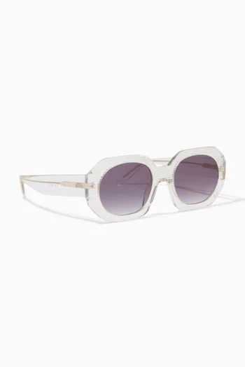 The Becky Sunglasses in Acetate & Metal  
